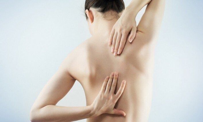 īpaši osteohondrozes simptomi